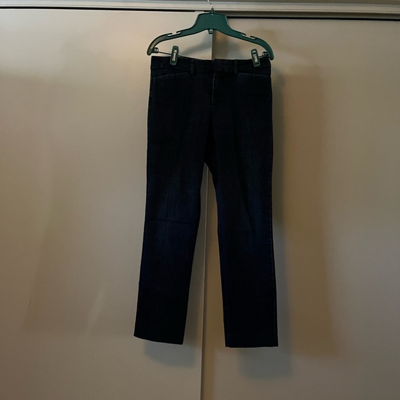 Dockers Ideal Fit Sz 4 Medium Cotton Poly Spandex taper down Jean chino pant - Picture 5 of 15